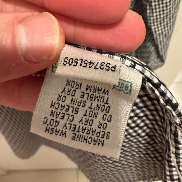 Bugatchi Men’s XL Shaped Fit Casual Button Down Dress LS  Shirt Black Checkered - Picture 6 of 8